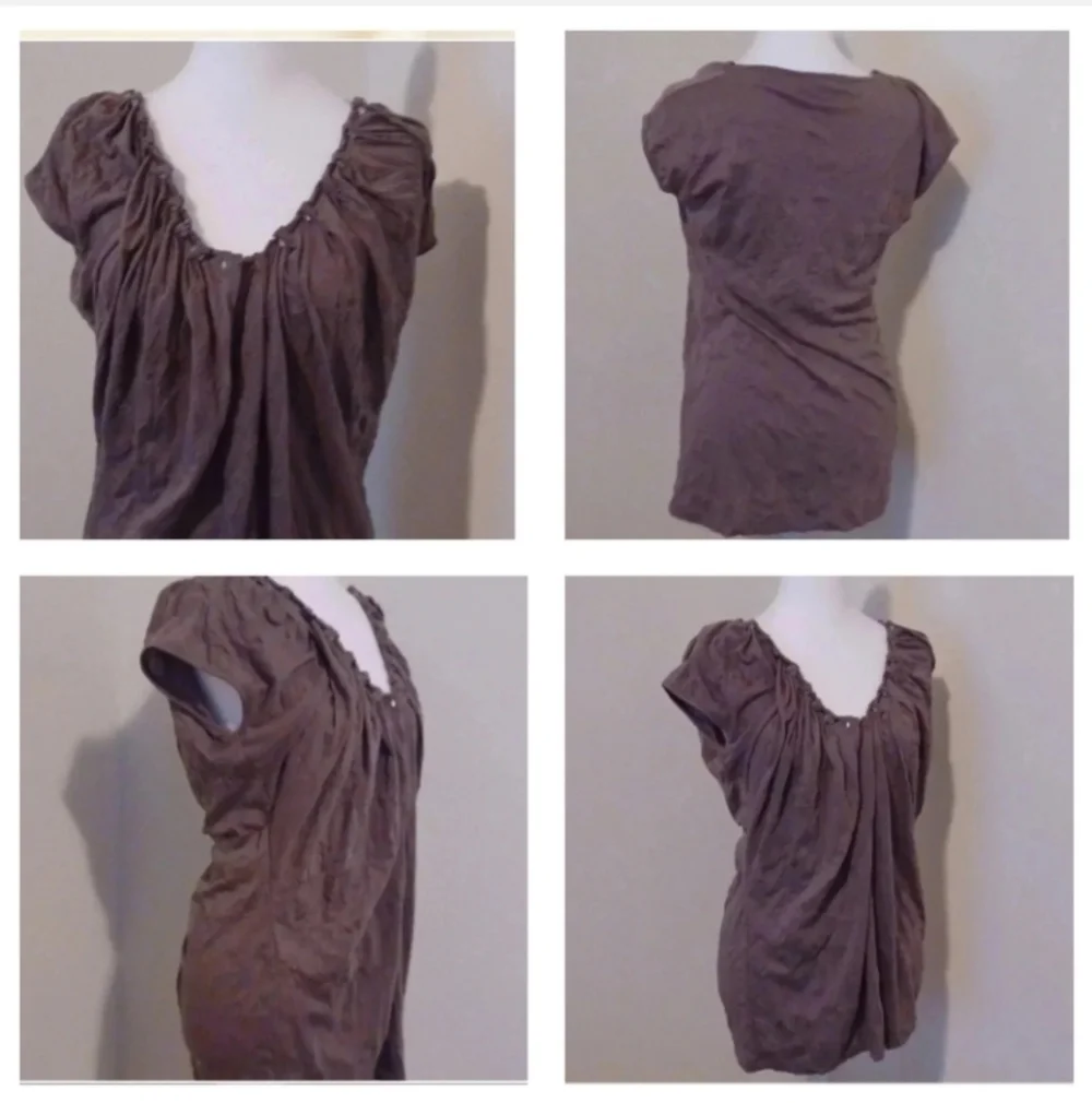 -- Cache  brown top - Picture 2 of 8